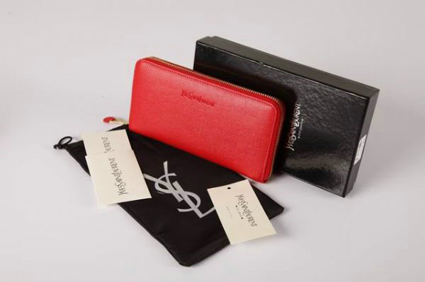 YSL zippy wallet 241153 red